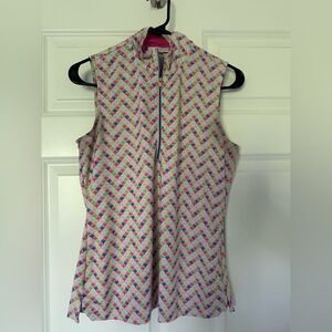 Fairway & Greene Sleeveless Zip | Size: S